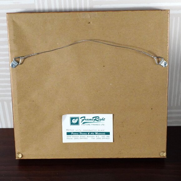 Professionally Framed Canadian Penny Cross Stich Art in Conservation Glass - Picture 12 of 16